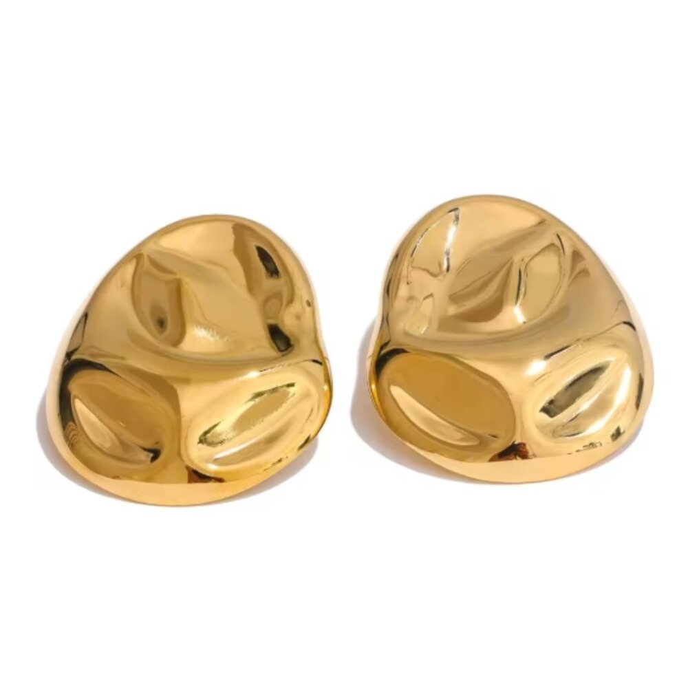 Women's Gold Earrings, Women's Jewelry, Gold Earrings, Stainless Steel, Gift
